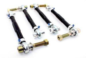 BMW M3 Control Arms - Rear Upper - SPL Parts - Adjustable Upper Camber Arm - Black Anodized - `14-`21